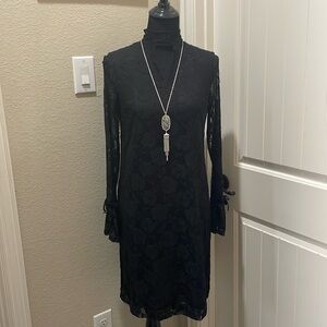 Elegant Black Lace Dress
